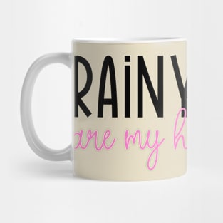 Rainy Days Are My Happy Place Mug